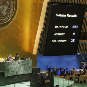 تصویب عضویت کامل فلسطین در مجمع عمومی سازمان ملل. 21 اردیبهشت 1403