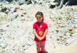 جنگ خونین غزه. 6 ارد.1403.کودکی رنجور و بی پناه در شهر ویران شده غزه. اعتماد.9 آبان 1402